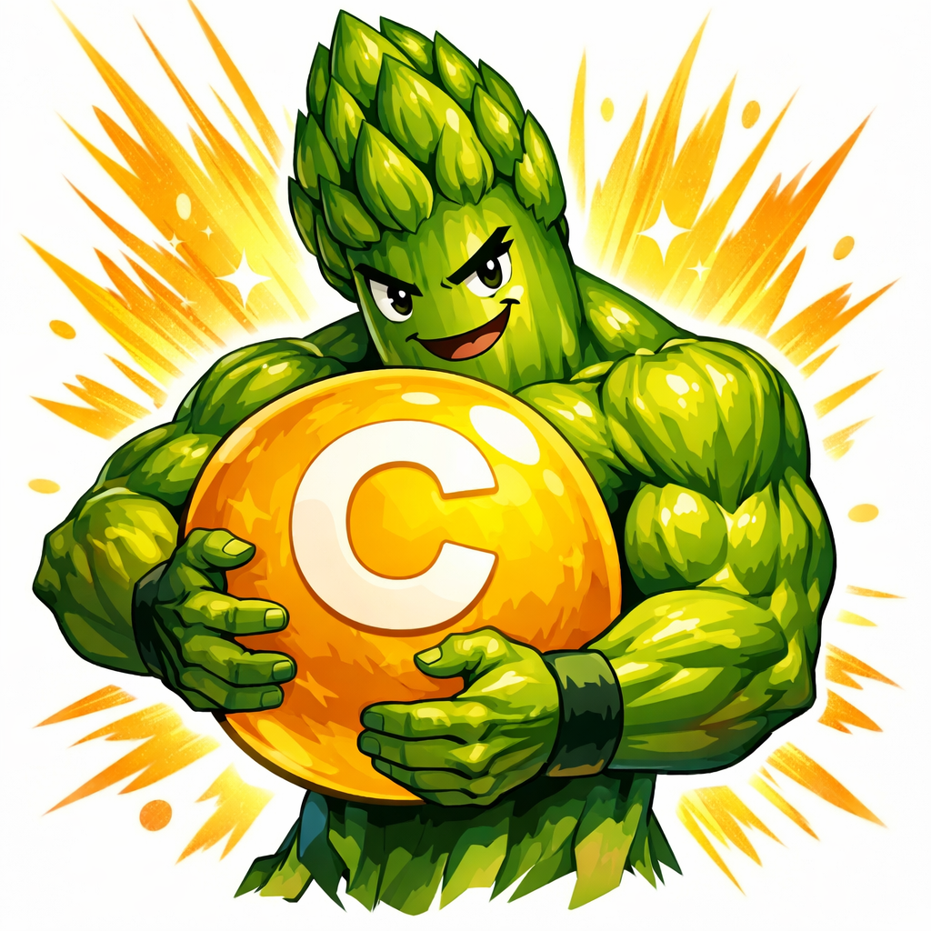 アスパラガス＋ビタミンC