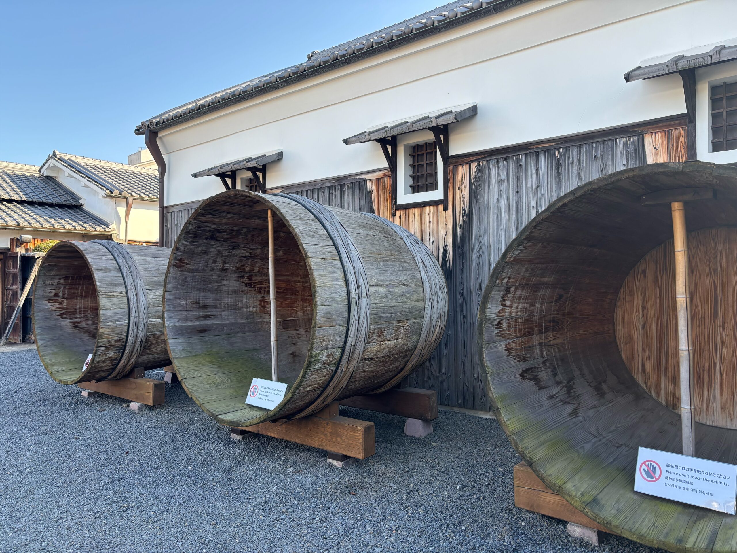 醸造用の大樽