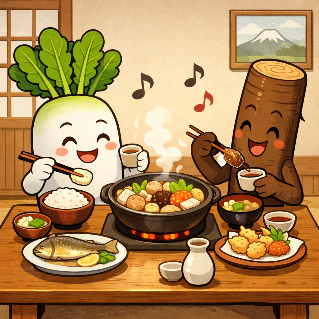 ダイコン＋ゴボウ