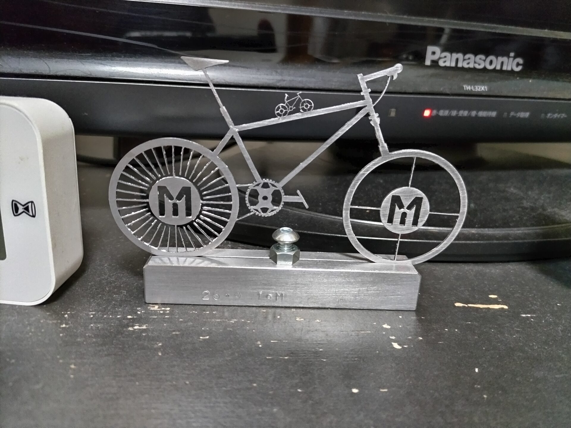 自転車ペーパースタンド